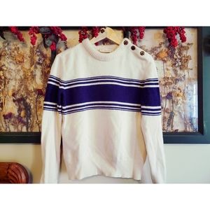 Tory Burch Nautical Sweater Small